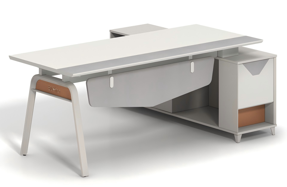 【Maixi Series Executive Desk】 The Pragmatic Benchmark for Professional Business – Solving Office Pain Points in One Go