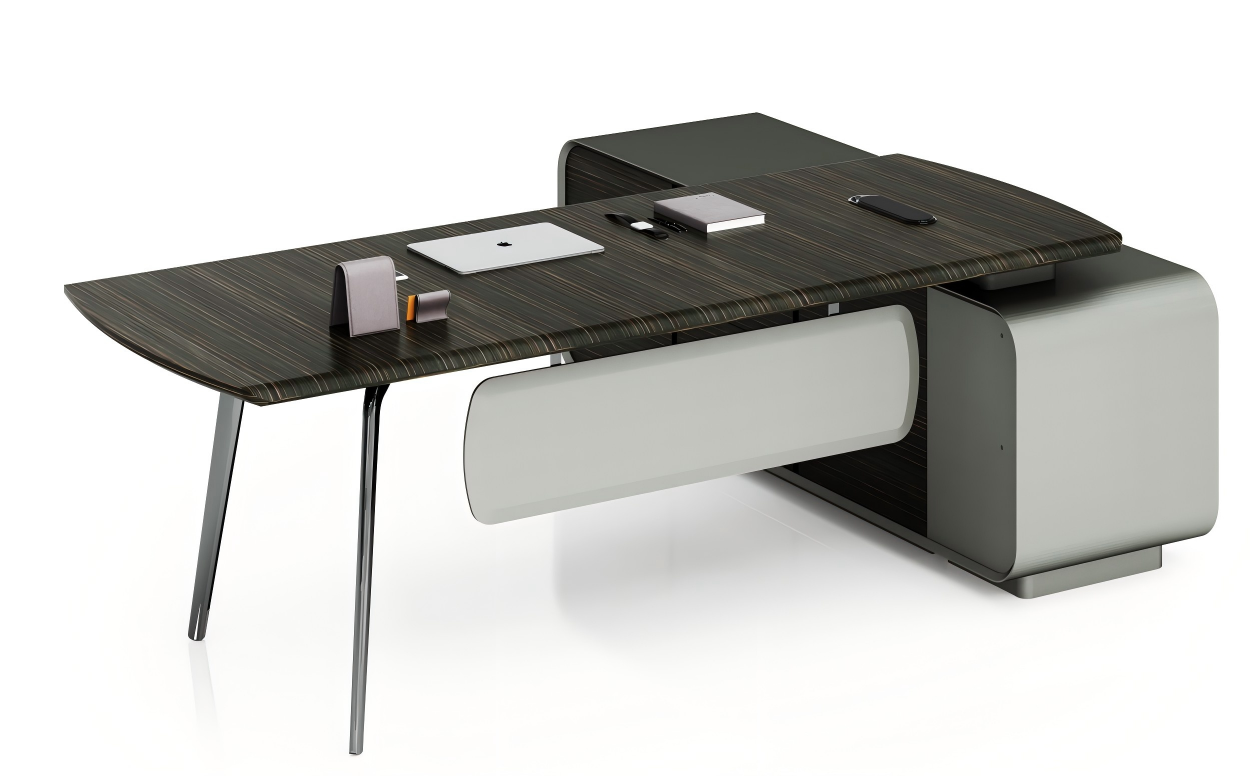 【Anna Series Executive Desk】 The Philosophy of Efficient Office in a Calm Business Style